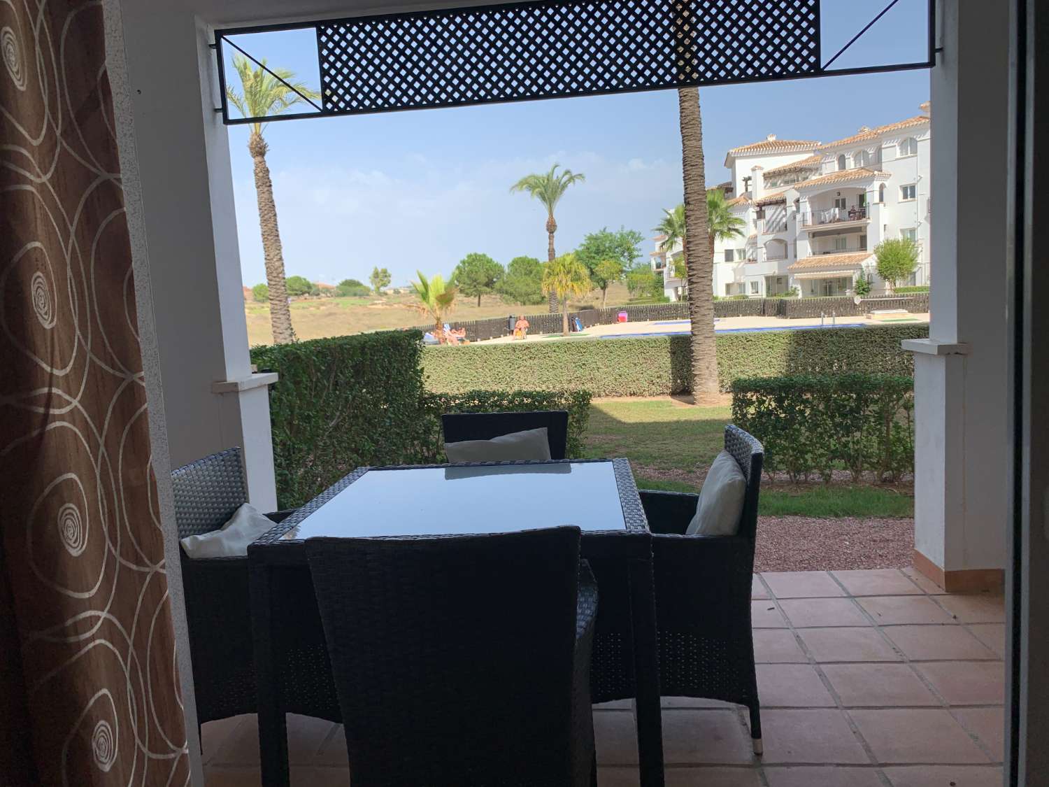 Gelijkvloers appartement voor lange termijn verhuur in Hacienda Riquelme Golf Resort