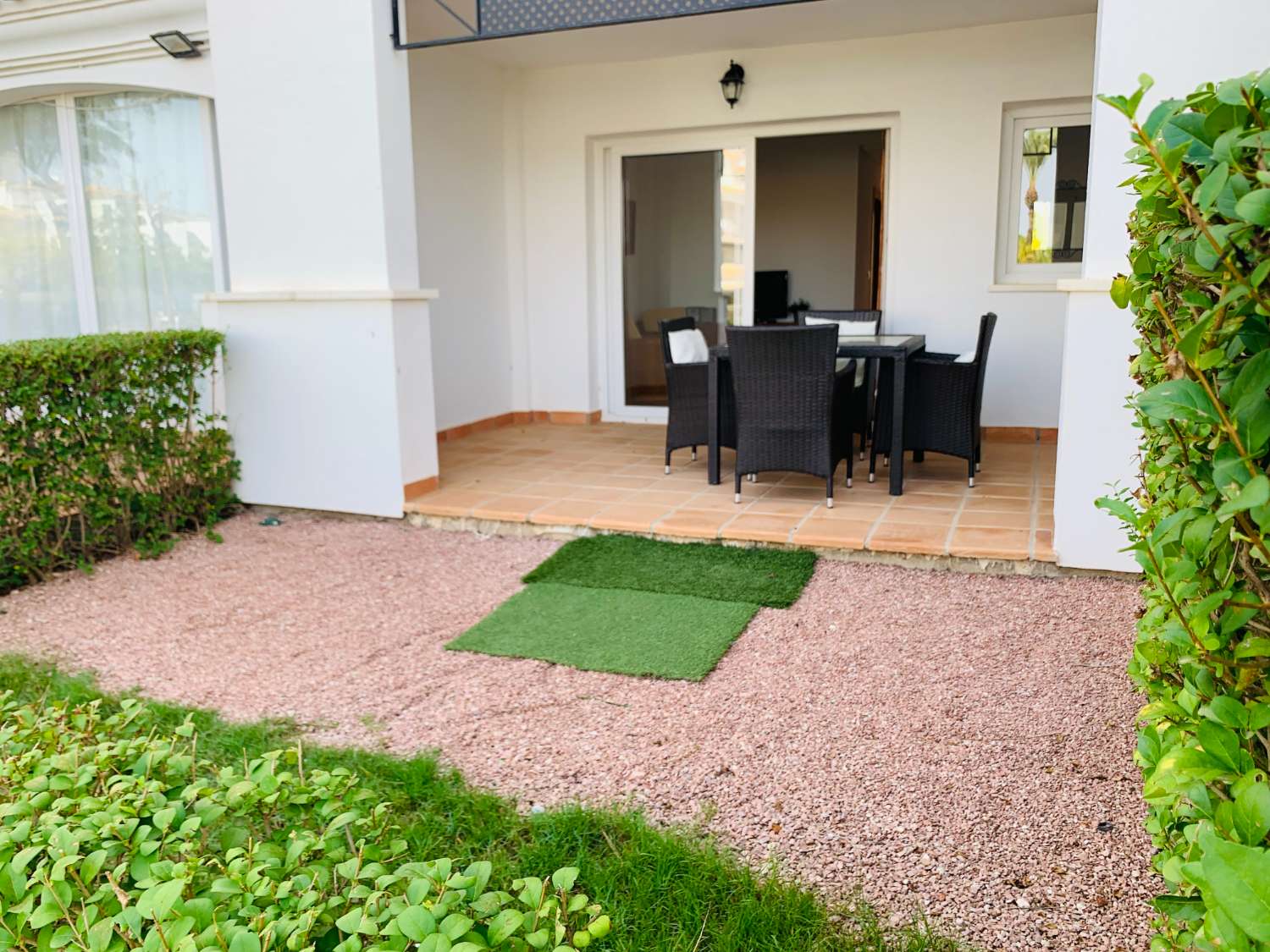 Gelijkvloers appartement voor lange termijn verhuur in Hacienda Riquelme Golf Resort