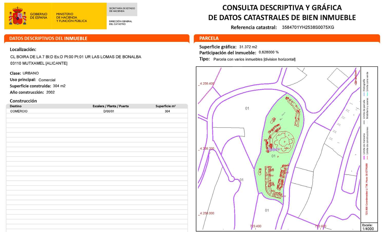 LOCAUX À VENDRE CONVERTIS EN LOGEMENT LOFT DE 300 MÈTRES CARRÉS À Bonalba Golf Resort