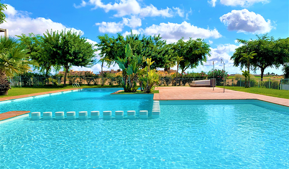 Wir bieten Ihnen diese idyllische Wohnung im Las Terrazas de La Torre Golf Resort an